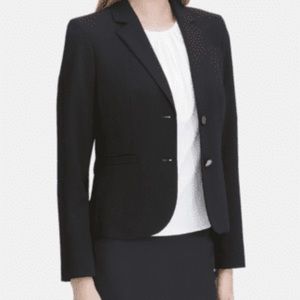 Calvin Klein Petite Two-Button Jacket
